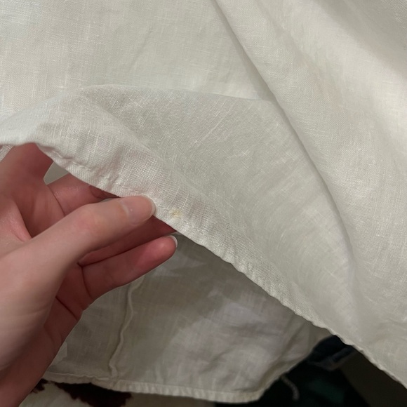 DISSH 100% Linen Smocked Summer Dress size 8 - Picture 7 of 8